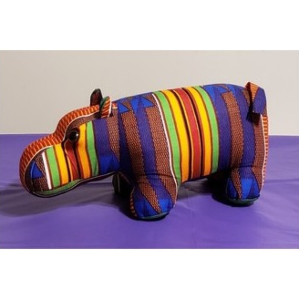 KENTE PRINT HIPPOPOTAMUS